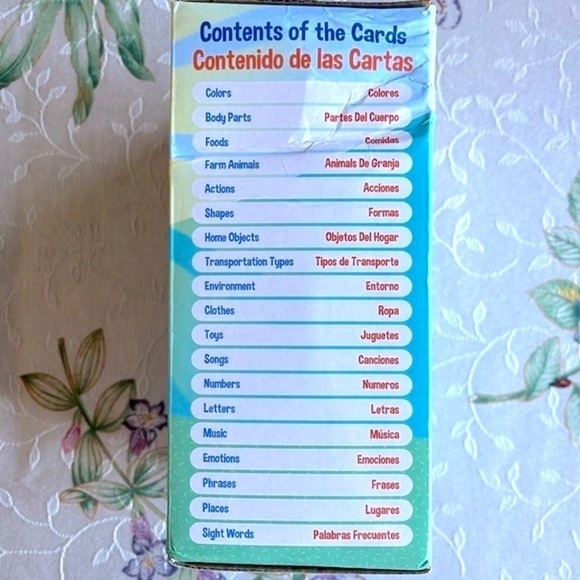 Brand New Bilingual Interactive Learning Word E-Book & Flashcards Toy Spanish - Picture 11 of 16